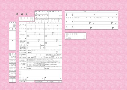 Pinkpartyコンビニプリント婚姻届 Todoke堂