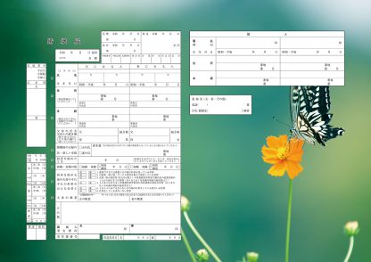 ちょうちょ コンビニプリント婚姻届