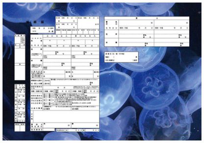 くらげの仲間 コンビニプリント婚姻届